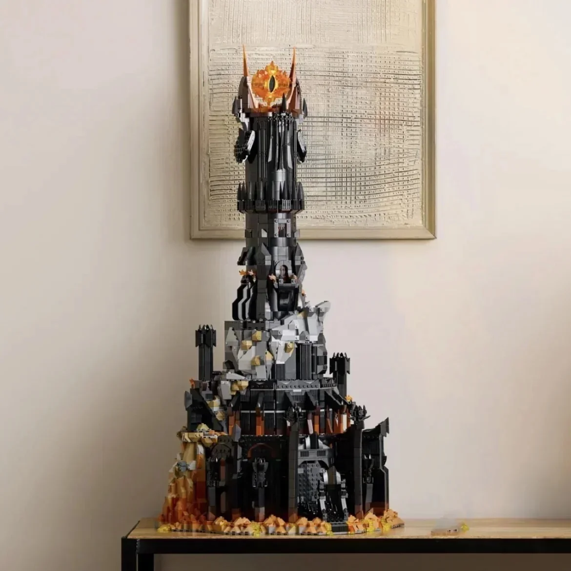 5471 Teile Schwarzer Turm Dunkles Modell Film-Souvenir-Set 10333 Das Auge von Sauron Bausteine für Erwachsene Desktop-Dekoration Image