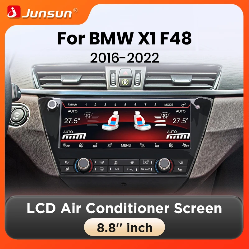 Junsun 8,8 Zoll Klimaanlage Bildschirm Für BMW X1 F48 2016-2022 LCD Digital Klima Control Panel AC Touch Display Upgrade Image