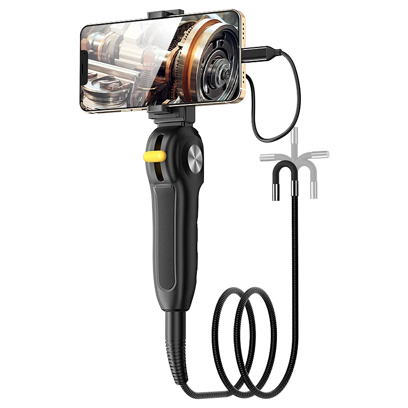 6,2-mm-Gelenkendoskop mit 1080P-Kamera für iOS/Typ-C, 2-Wege-Lenkendoskop-Inspektionskamera für Rohrleitungen 8,5 mm Image