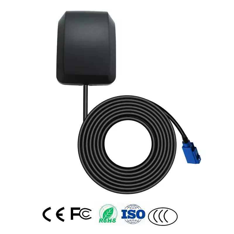 Waterproof Car GPS Antenna Fakra MFD2 RNS2 RNS 510 MFD3 RNS-E Connector For VW For Benz For Audi A3/A4/A6TT Vehicle GPS Receiver