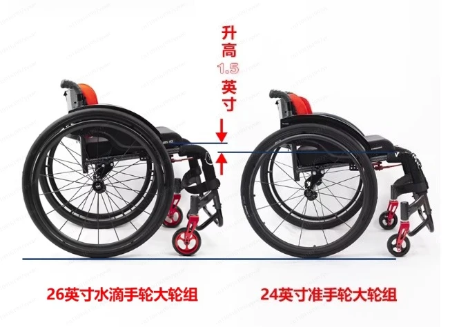 Neuer ultraleichter Sportrollstuhl mit harter Rückenlehne, spezialisiert auf Behindertenrollstuhlzubehör, Rückenlehne. Kein Rollstuhl im Lieferumfang enthalten Image