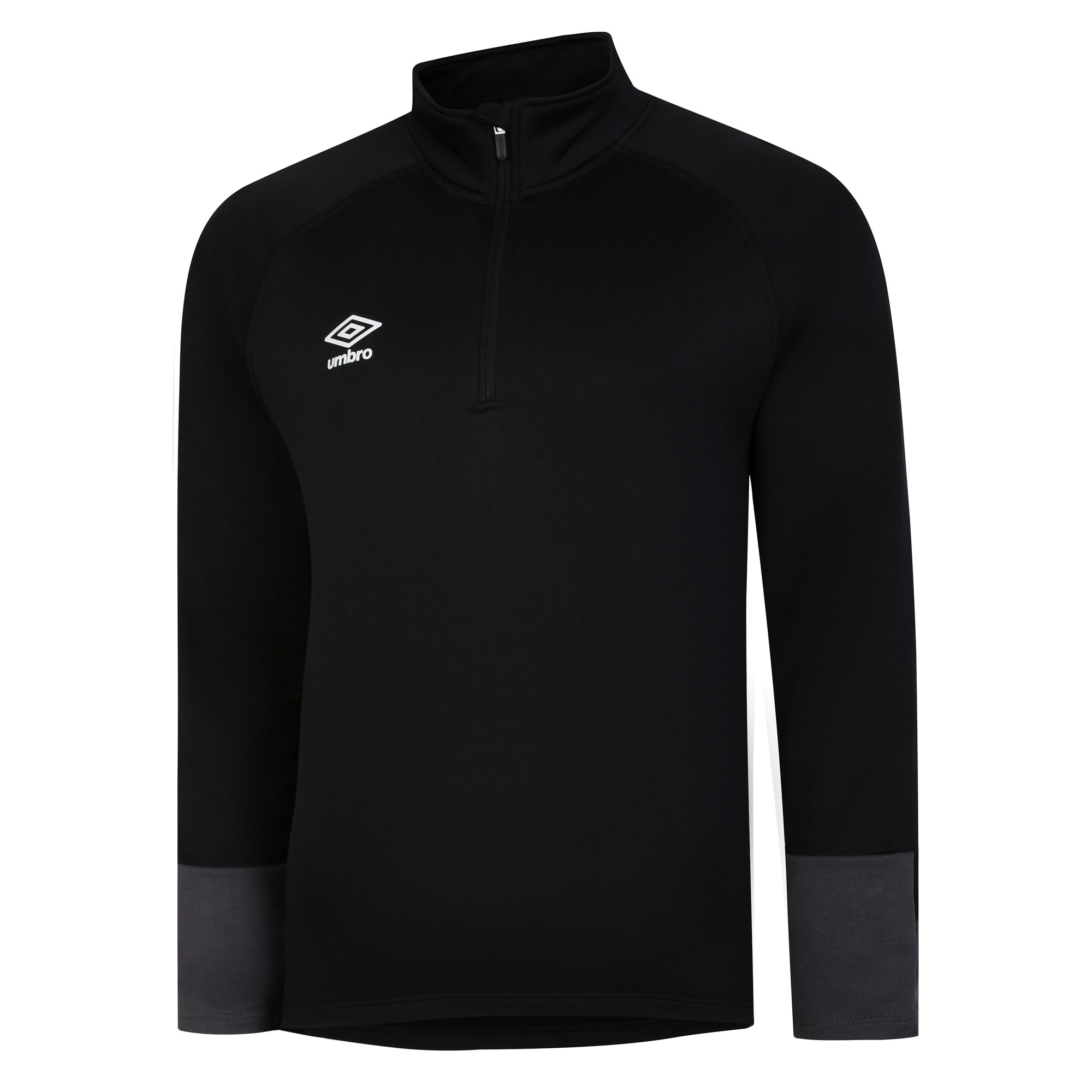 Umbro Mens Total Training Track Jacket (black/white/carbon) Cotton - Size Medium | Umbro Sale | Discount Designer Brands