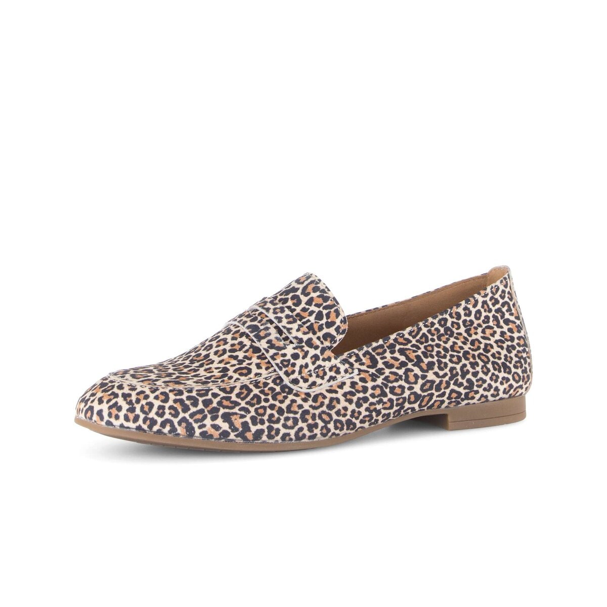 Slipper GABOR "Slipper Effektleder", Damen, Gr. 42, beige, Schuhe Slipper