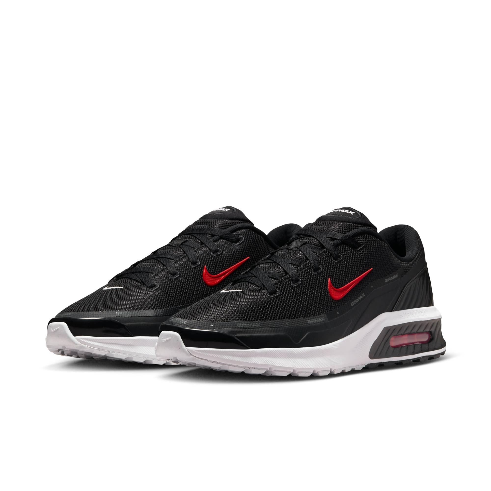Sneaker NIKE SPORTSWEAR "AIR MAX BIA", Damen, Gr. 43, schwarz, university rot, weiß, anthrazit, Synthetik, Textil, Schuhe Sneaker