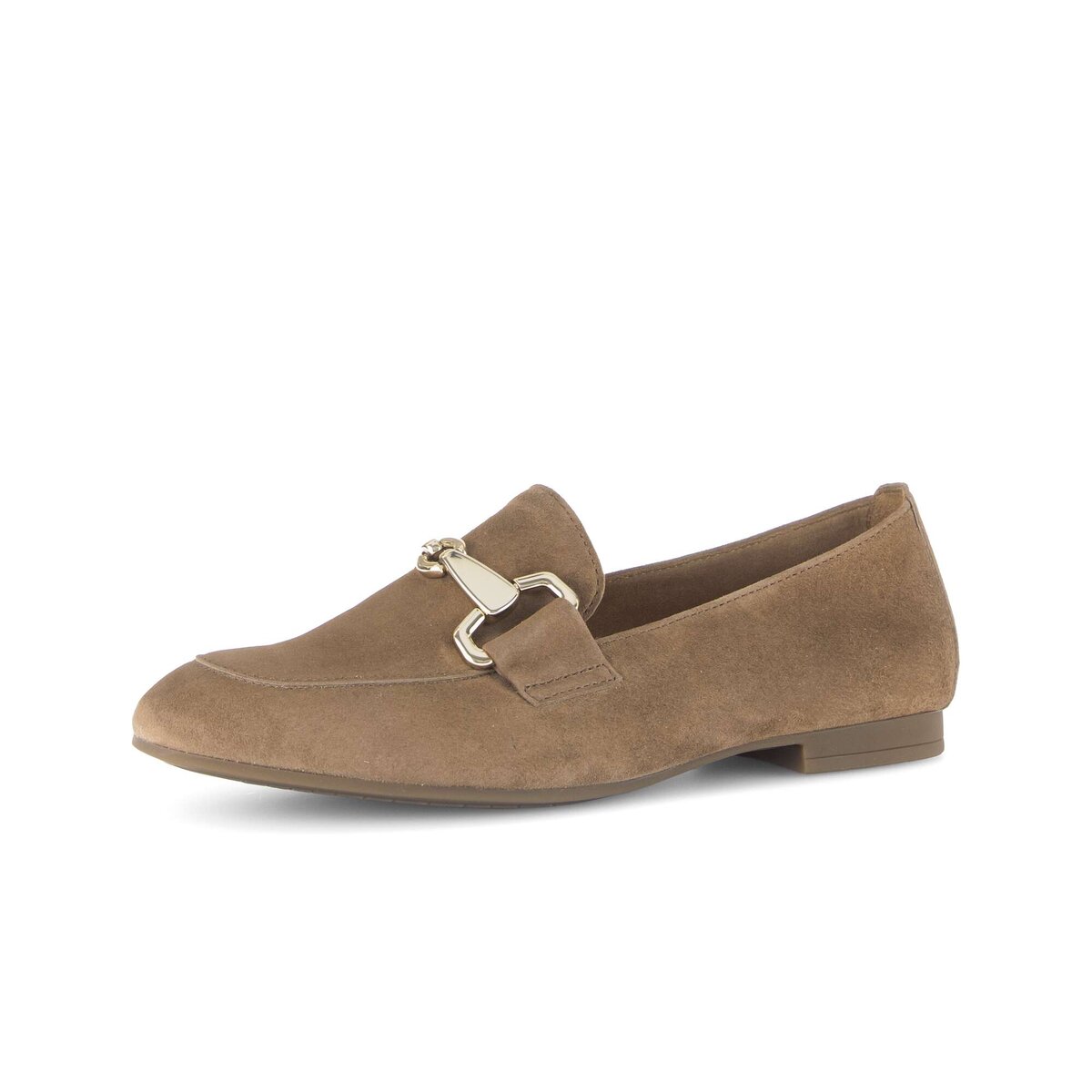 Slipper GABOR "Slipper Rauleder", Damen, Gr. 41, braun, Schuhe Slipper