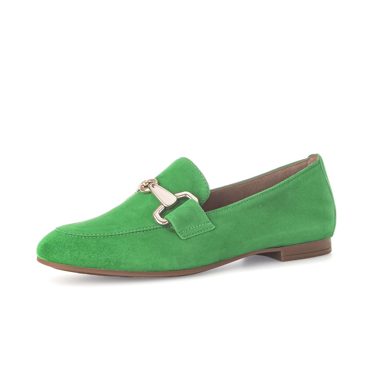 Slipper GABOR "Slipper Rauleder", Damen, Gr. 40, grün, Schuhe Slipper