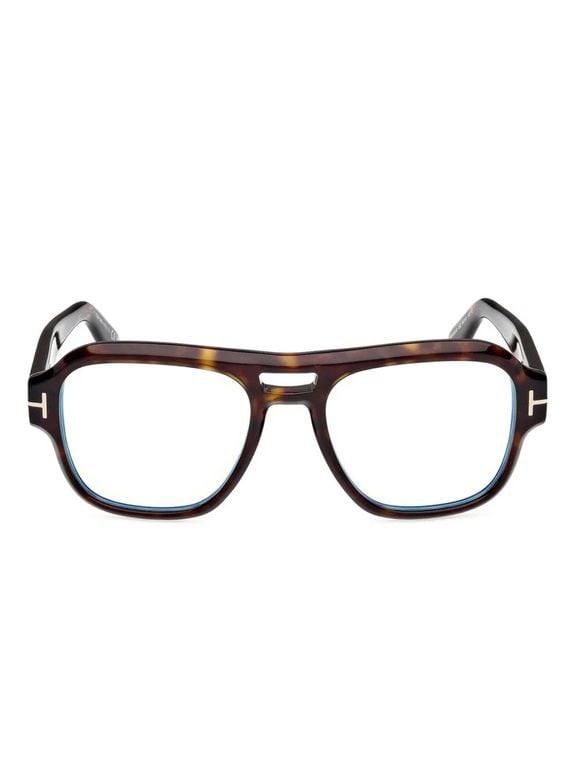 Tortoiseshell Pilot-Frame Glasses - Brown - Tom Ford Sunglasses