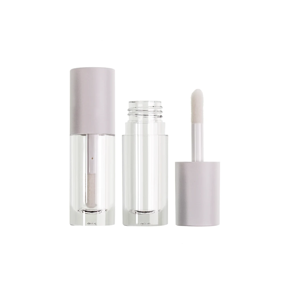 Jinze Versand bereit rosa klar Lip gloss Tube 5ml Kunststoff verpackung Leere Lippen glasur Behälter Kosmetik für Schönheit