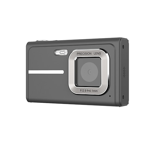 Einfache, atmosphärische Digitalkamera im Taschenformat für Vlogging, CCD-Kamera, Einsteigermodell für Fotografie, ideales Weihnachtsgeschenk für Studenten Image