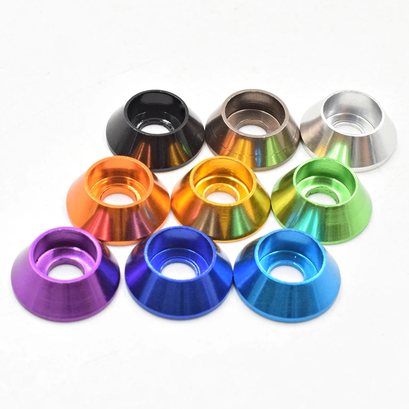 Aluminium Dichtscheibe mit Senkkopf für RC Hobby Modellauto Buggy Truck Verbesserte Hop-Up Teile M2-M10