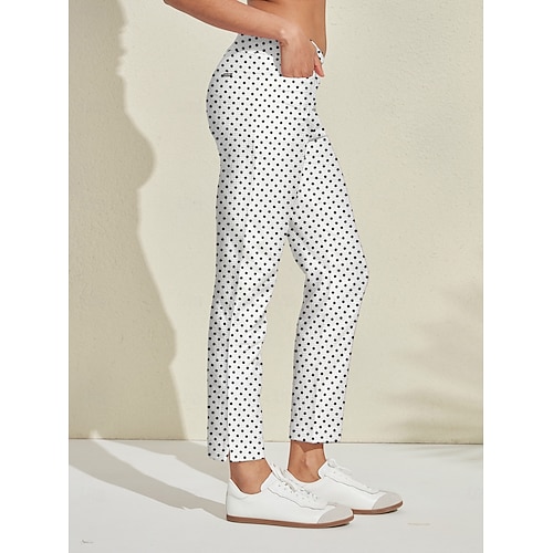 Damen Golfhosen Weiß Hosen Damen-Golfkleidung, Kleidung, Outfits, Kleidung Image