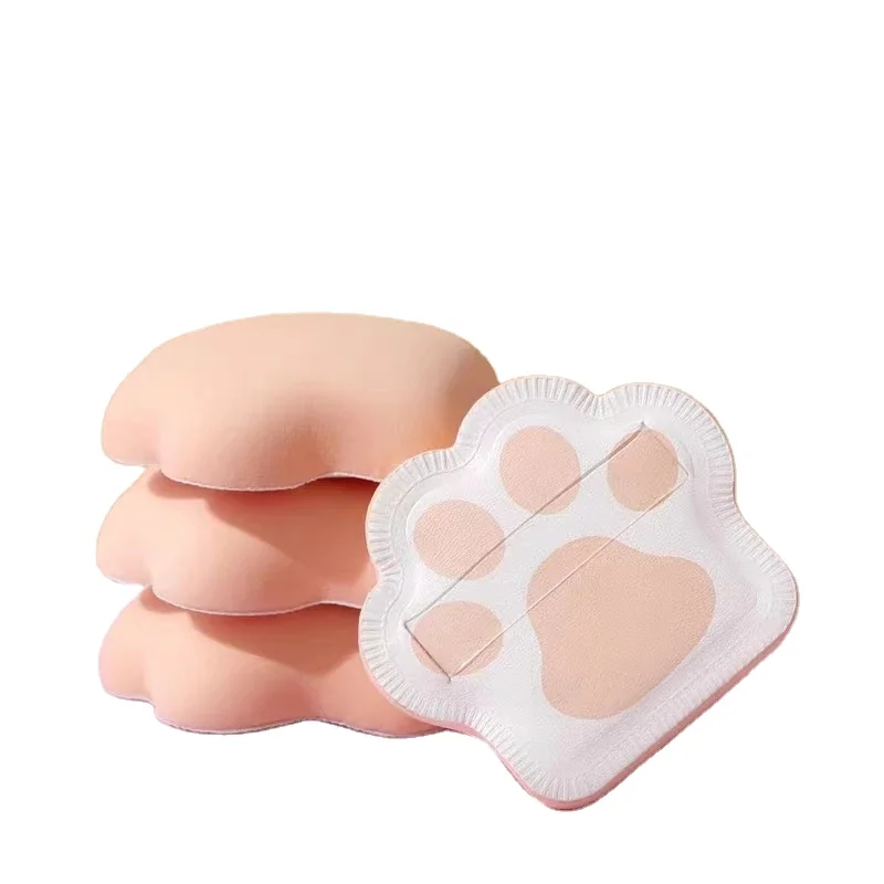 3 Stück Cute Cat Claw Puder quaste Super Soft Makeup Sponge Foundation Creme Mixer Kosmetik Beauty Körperpflege-Tool