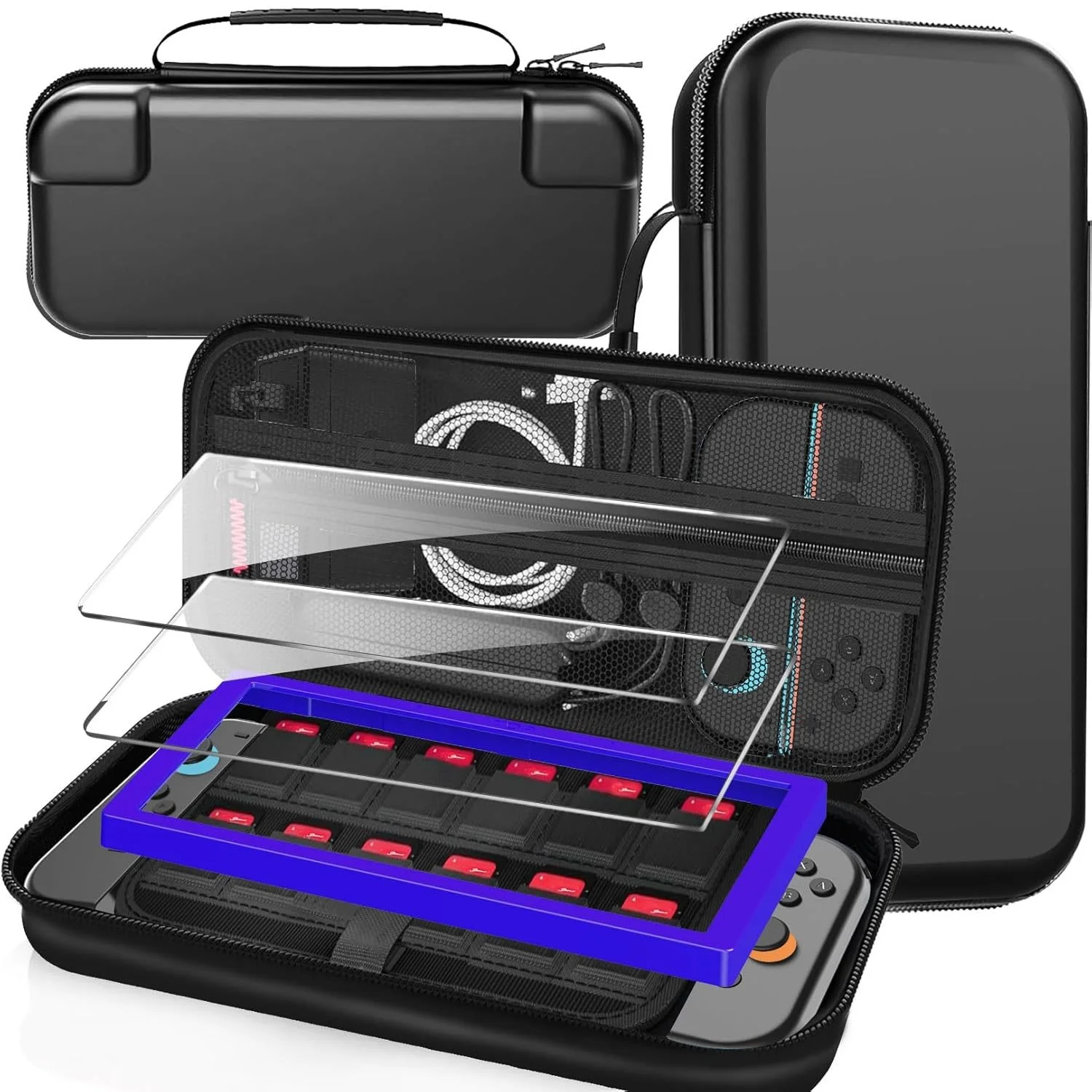 Hard Shell Switch Benutzer definierte Eva Carry Case Switch 2 Videospiel-Player Zubehör Tasche Schutz Eva Aufbewahrung koffer für Nintendo