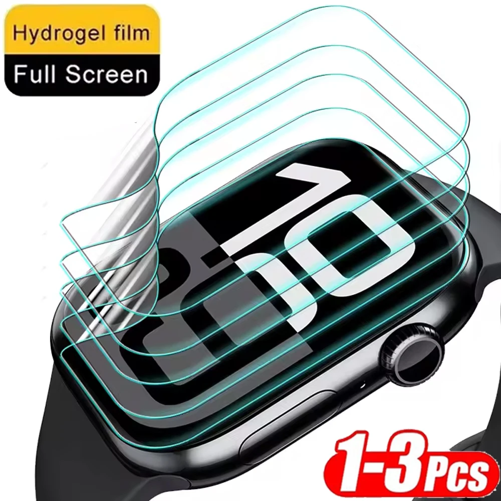 Displayschutzfolie Soft Film für Apple Watch Serie 11 10 9 8 7 6 46 mm 42 mm Hydrogel HD iWatch Ultra 3 49 mm 41 mm 45 mm 40 mm 44 mm Image