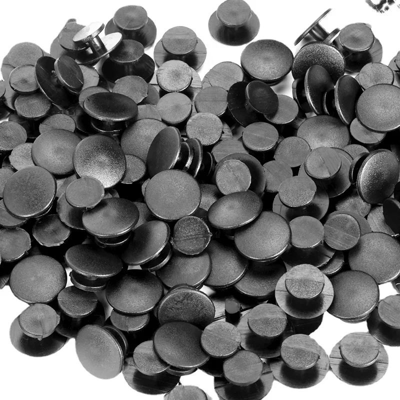 100 pezzi ciondoli per scarpe con fibbia rotonda coccodrillo accessori fai da te pulsante in plastica per scarpe con foro scarpe da giardino accessori di fissaggio coccodrillo fai da te