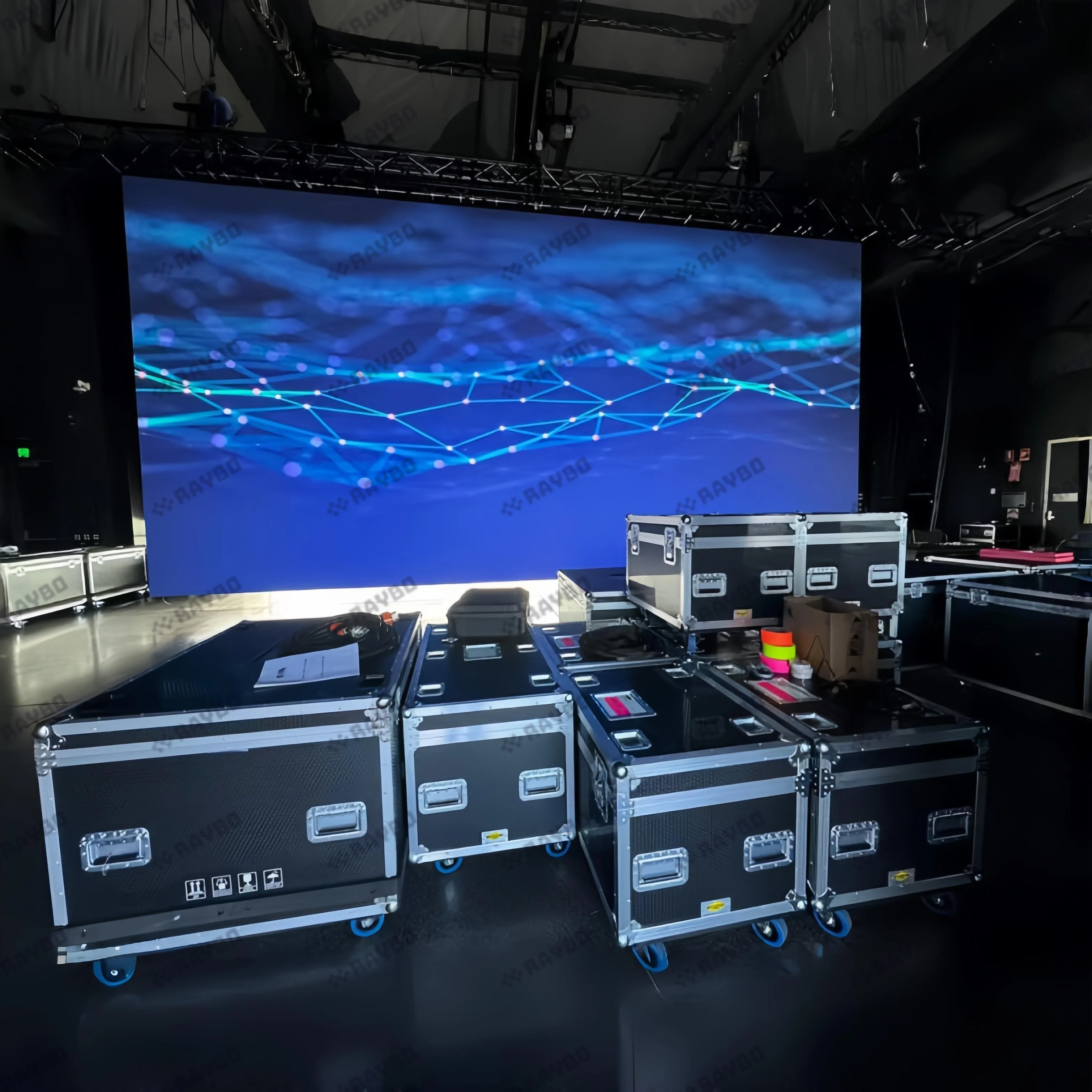 RAYBO location d'intérieur P2.6 P2.9 P3.91 Hd Led mur vidéo signalisation numérique Led panneau mural vidéo panneau d'affichage Led écran d'affichage