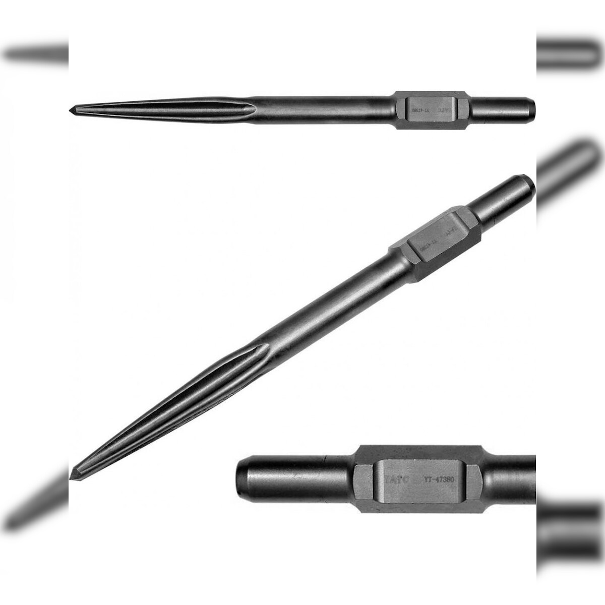 Spitzmeißel sechskant HEX 30mm, selbstschärfender 41cm Image