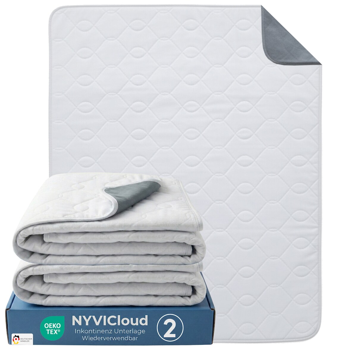 Inkontinenzauflage NYVICare 75x90 cm wasserdicht Inkontinenzunterlage 75x90 cm Image