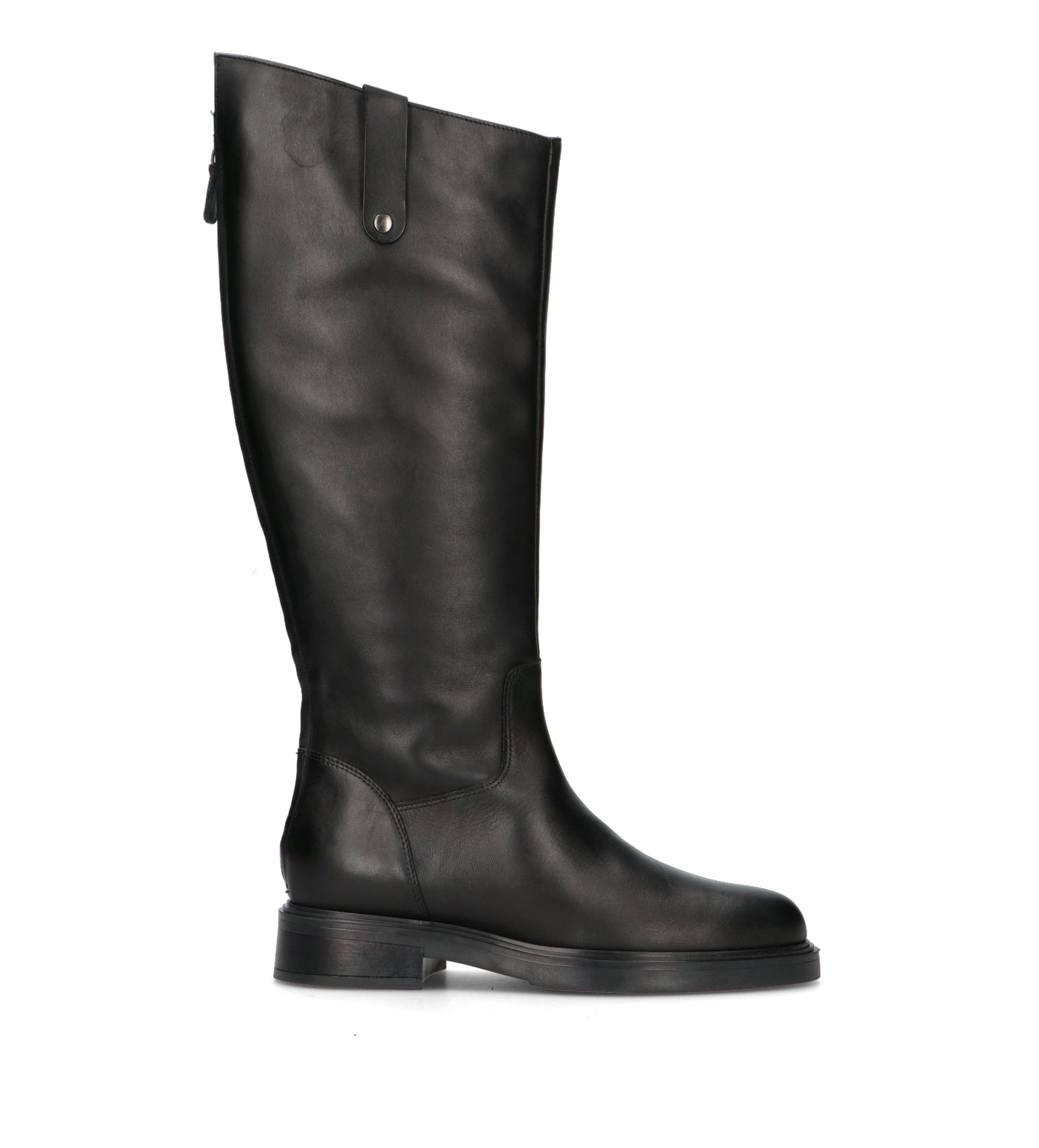 VARIOPINTO Stivale donna nero in pelle