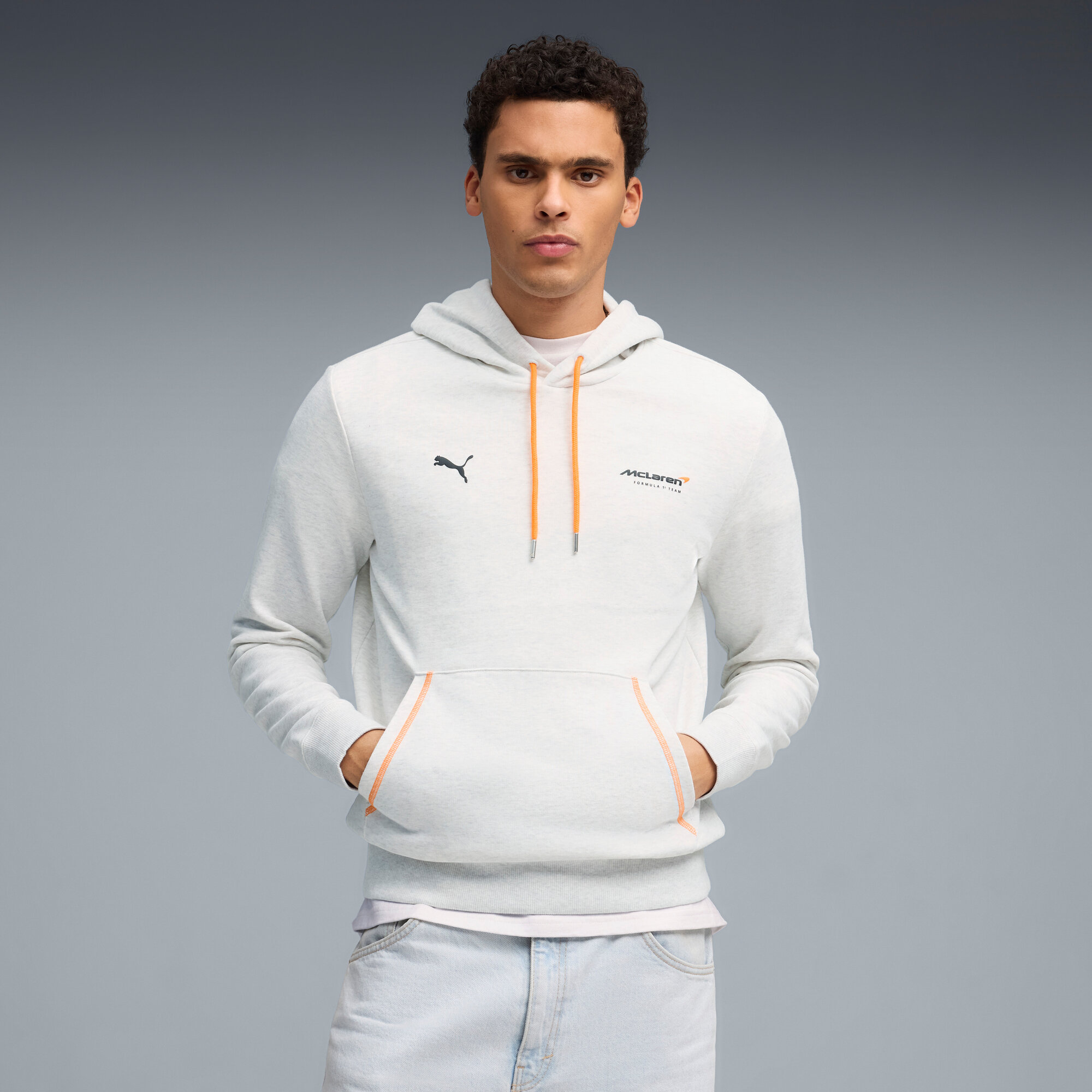 McLaren Puma Grafik-Hoodie – Weiß – Unisex Image