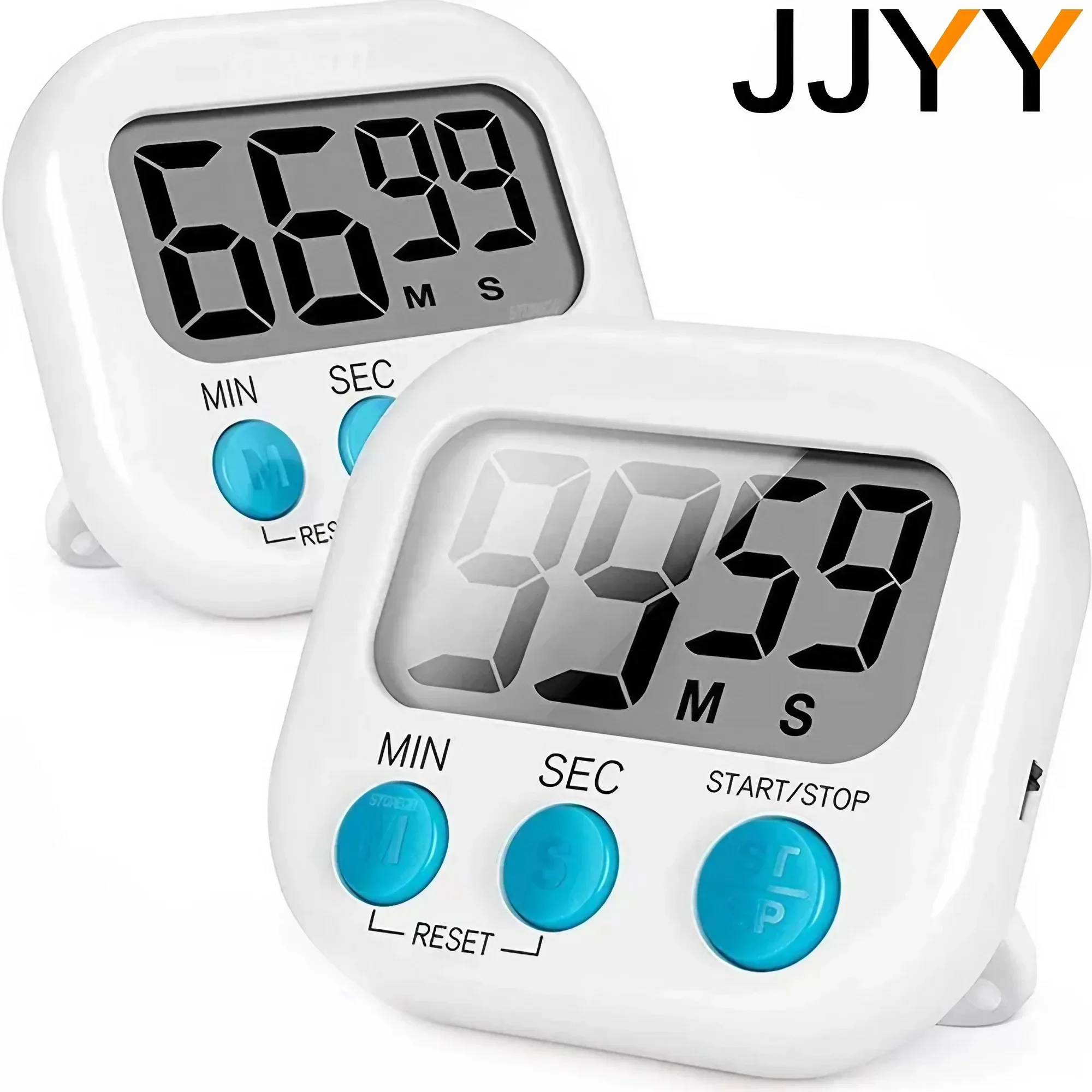 JJYY Digitaler Küchentimer, Kochtimer, starker Magnetrücken, zum Kochen, Backen, Sport, Spiele, Büro Image