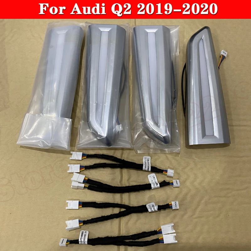 Für Audi Q2 2019–2020 MMI, 10 Farben, Steuerung, dekoratives Umgebungslicht, Innenatmosphäre, Licht, Türlicht, Konturlampe Image