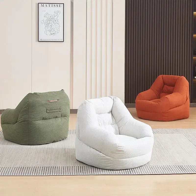 Faules Sofa, Tatami, kleines Schlafzimmer, Balkon, Einzelbett, kann liegen oder schlafen, Nest-Sofa, Netzwerk, rot, neues kleines Sofa, Sitzsack-Stühle Image