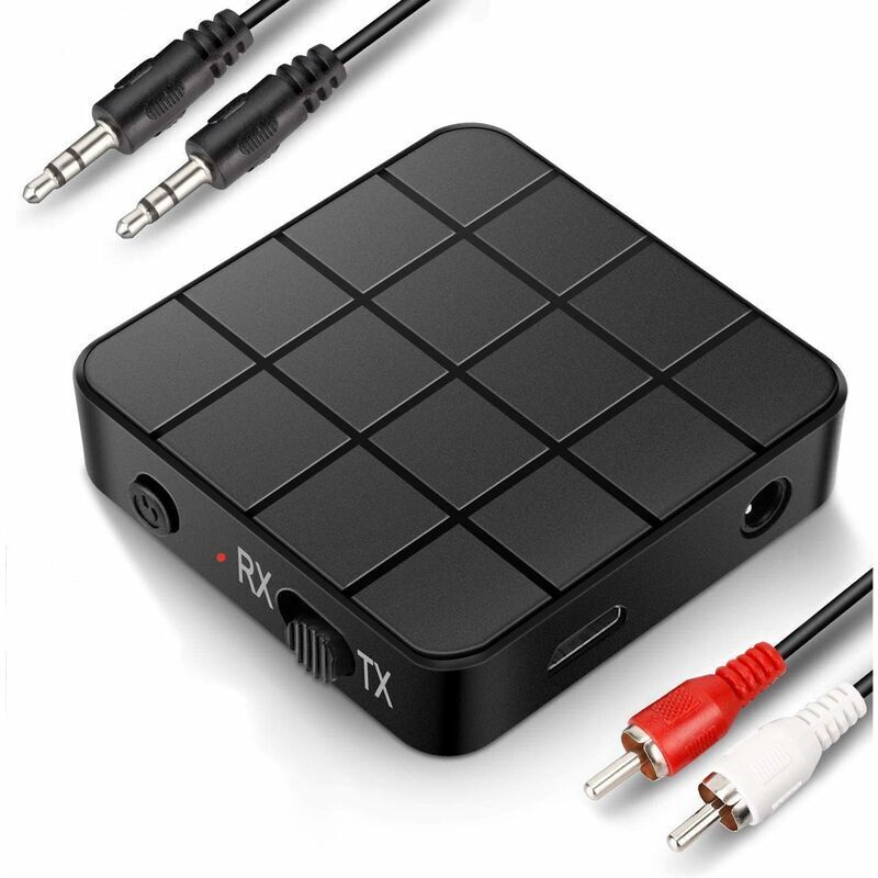 Adattatore Bluetooth, Trasmettitore E Ricevitore Bluetooth 5.0, Mini Adattatore Portatile Rca E Bluetooth Da 3,5 Mm 2 In 1, Supporta Audio Hd A Bassa Latenza Per Pc, Tv, Smartphone, Tablet
