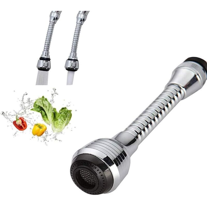 Rubinetto Girevole, Prolunga Rubinetto Per Spruzzatore Lavello Cucina, Prolunga Rubinetto Cucina, Prolunga Girevole, Filtro, Aeratore Rubinetto Girevole A 360°, Per Cucina E Bagno