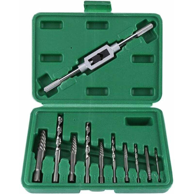 Ontway - Estrattore Di Viti Rotte, Kit Di Estrattori Di Viti Da 11 Pezzi, Set Di Estrattori Di Viti Danneggiate Per La Rimozione Di Viti Rotte O Danneggiate, Bulloni, Elementi Di Fissaggio, Strumento Di Rimozi
