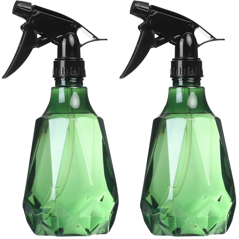 Flacone Spray Per Capelli Da 2 Pezzi, Flacone Spray Per Acqua Per Piante Da 500 Ml, Flaconi Spray Per Acqua Vuoti, Flacone Spray Vuoto, Flacone Spray Vuoto Da 500 Ml, Nebulizzatore Per La Pulizia Dell
