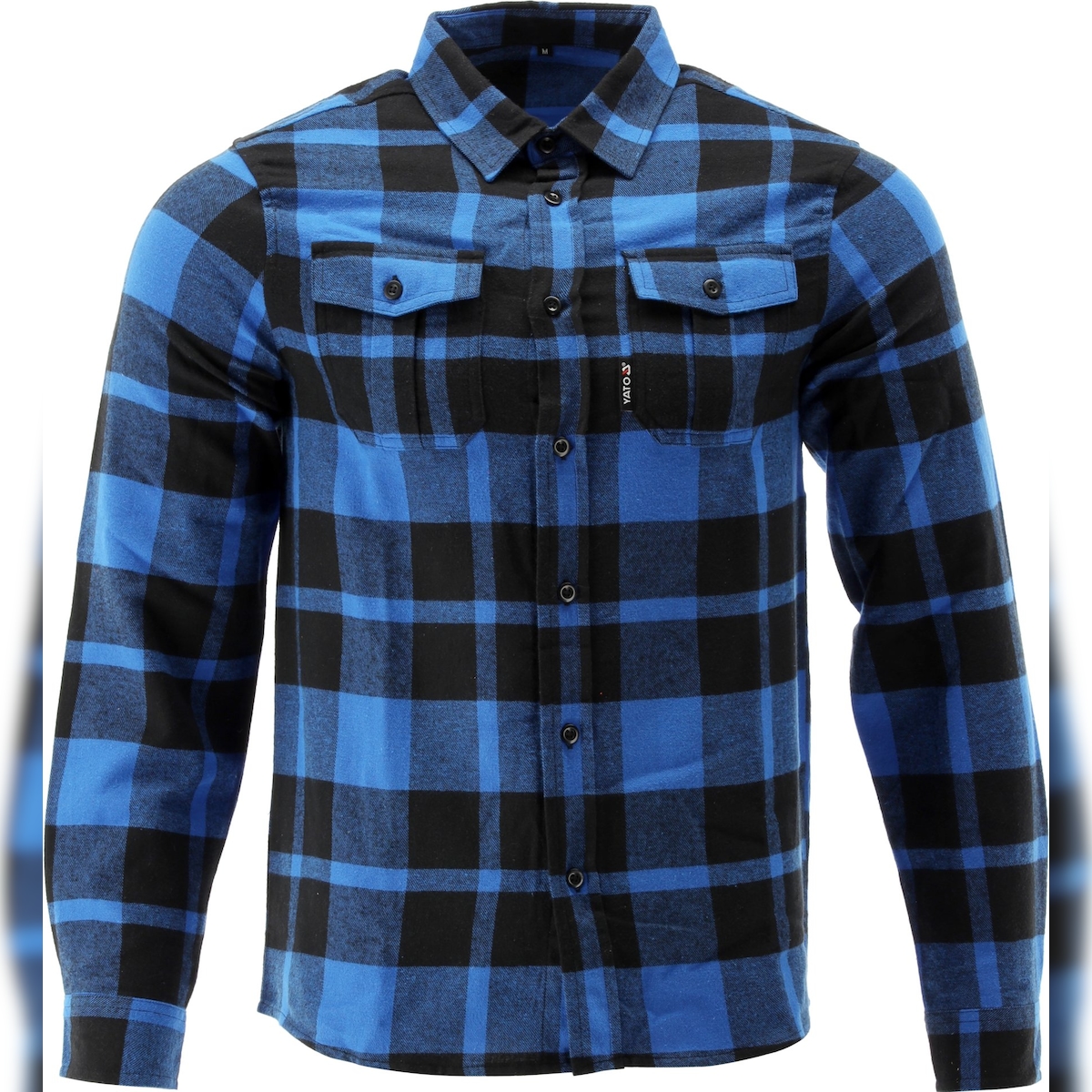 TRIZERATOP Flanellhemd , Holzfällerhemd, Arbeitshemd blau/schwarz XXXL Image
