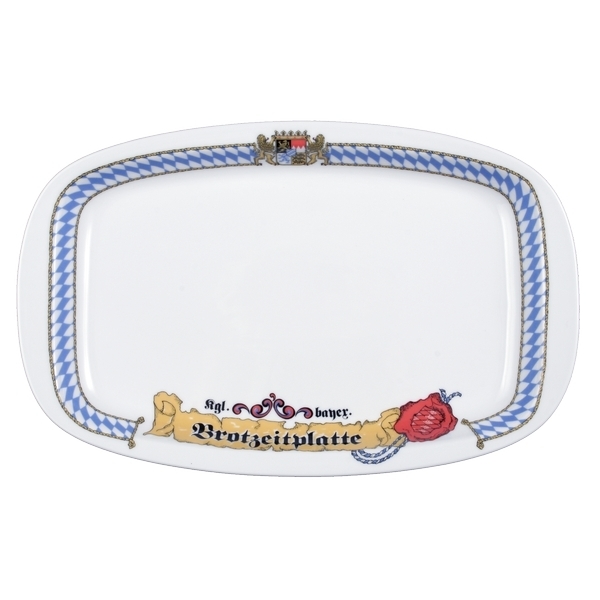 Esmeyer 1 x Seltmann Platte oval 33 cm, Form: 1/2 Dick, Dekor: 27110 Bayern Image