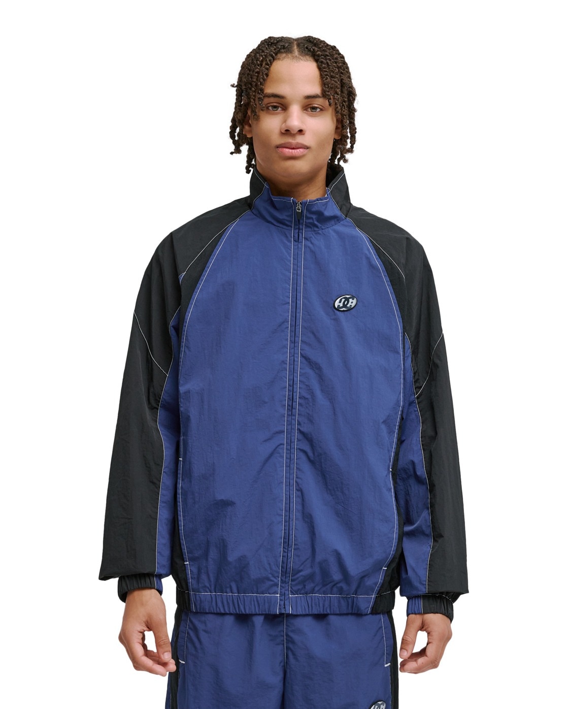 Regenjacke DC SHOES "Flow Track", Herren, Gr. M, estate blau, Obermaterial: 100% Nylon;, Jacken Regenjacke