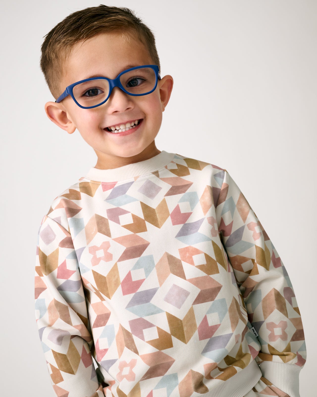 Kaleidoscope Dreams Kids Bamboo Crewneck Sweatshirt - 2T