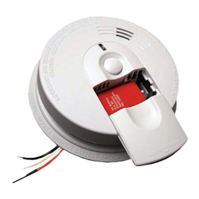 Kidde 07582 - 120 volt Hush Smoke Alarm with Slide Load Front Battery Backup (9V Alkaline Battery Included) (21007582 i5000)