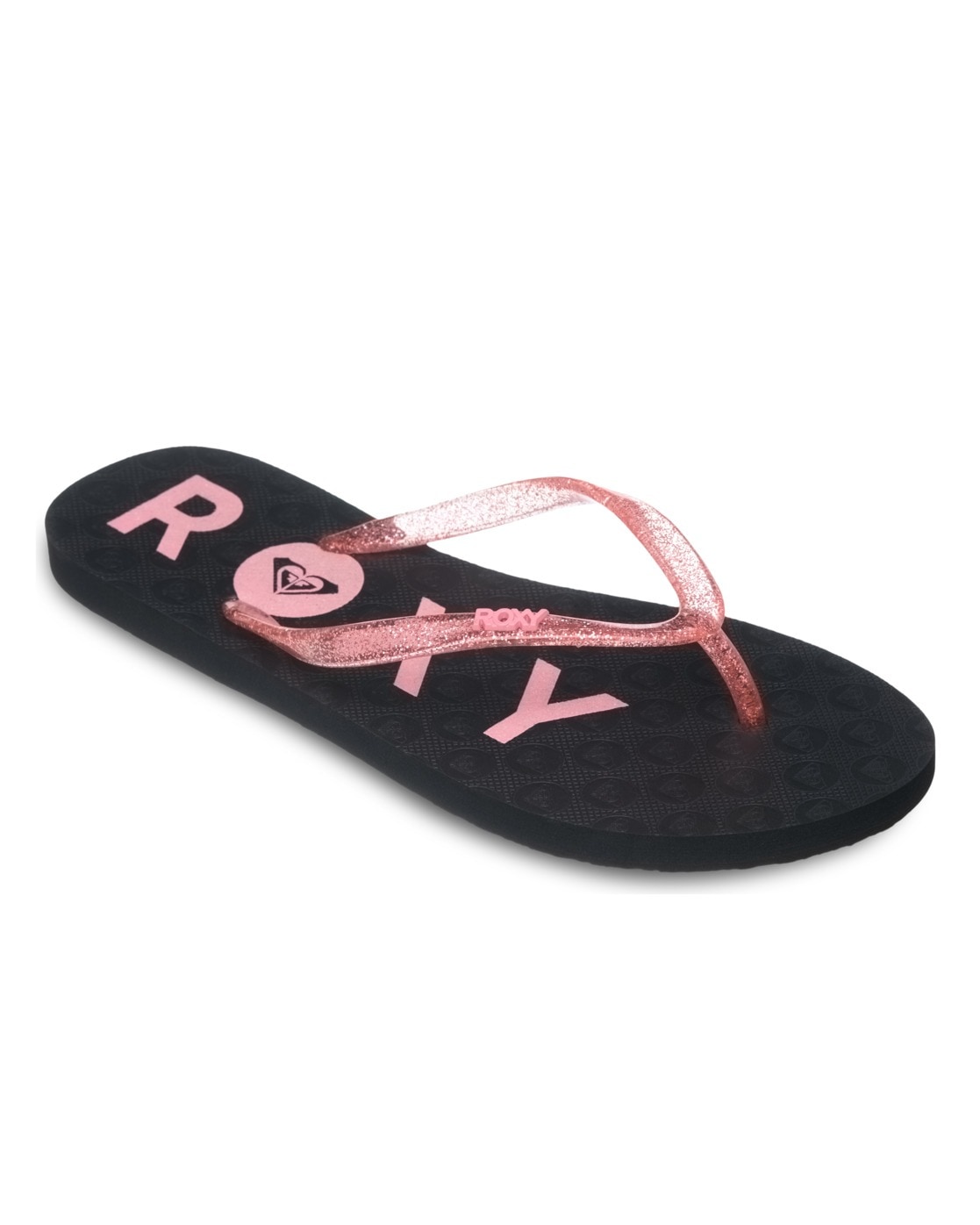 Sandale ROXY "Viva Sparkle", Damen, Gr. 6(36), plumeria, Obermaterial:Obermaterial: 98% Synthetikmaterial, 2% Metall / Futter: 100% Synthetikmaterial / Außensohle: 100% Moosgummi;, Schuhe Sandale