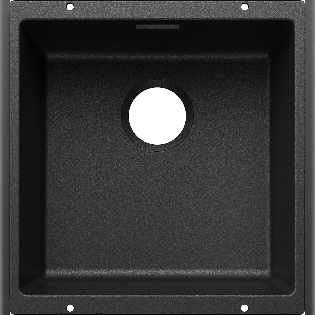 BLANCO GmbH + Co KG BLANCO SUBLINE 400-U Einbauspüle SILGRANIT anthrazit ab 50 cm Image