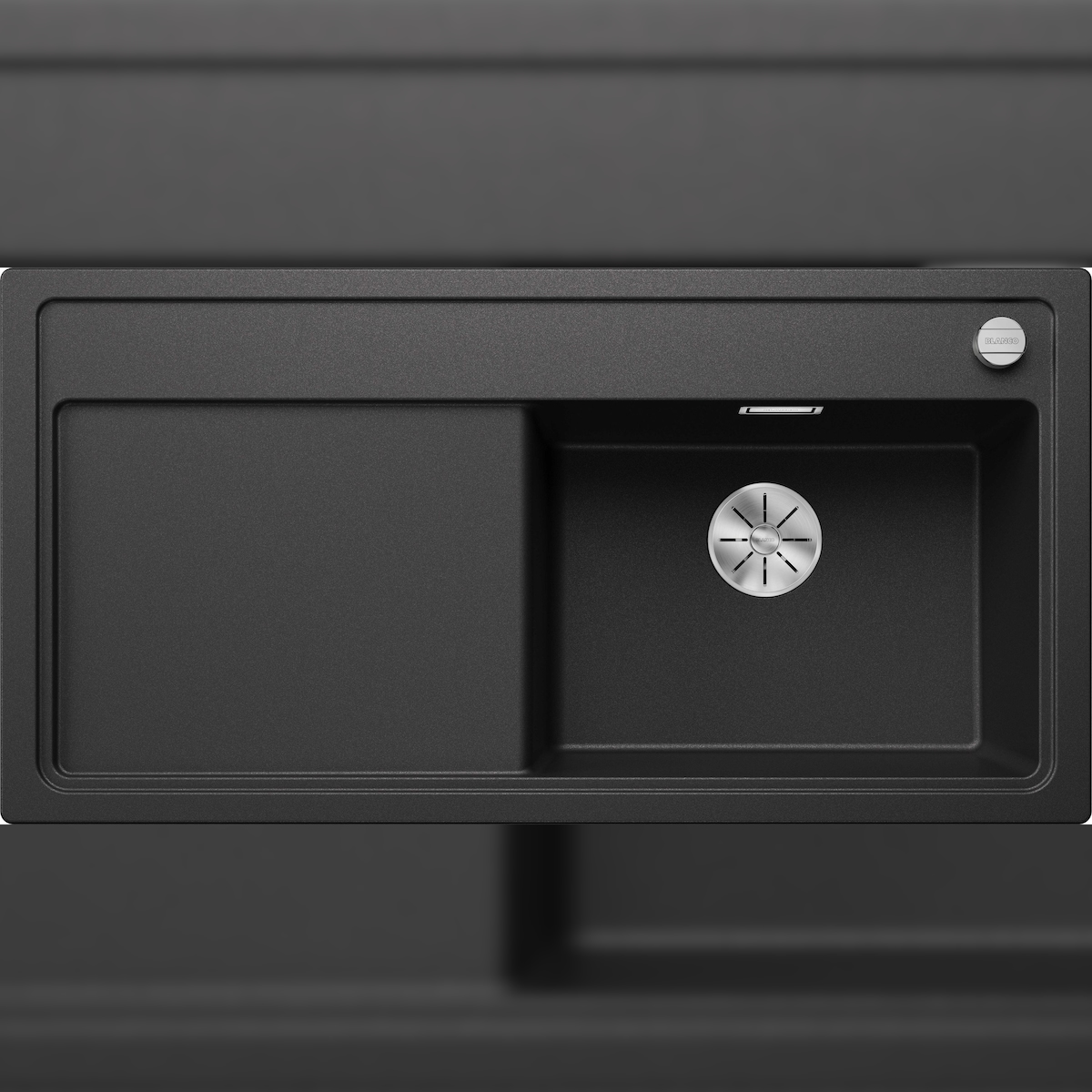 BLANCO GmbH + Co KG BLANCO ZENAR XL 6 S Einbauspüle SILGRANIT anthrazit ab 60 cm Excenter