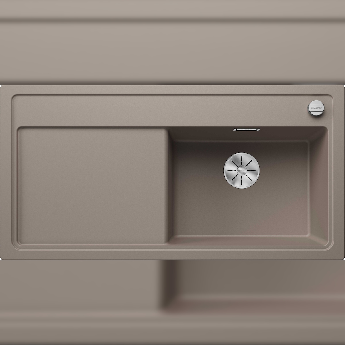 BLANCO GmbH + Co KG BLANCO ZENAR XL 6 S Einbauspüle SILGRANIT tartufo ab 60 cm Excenter