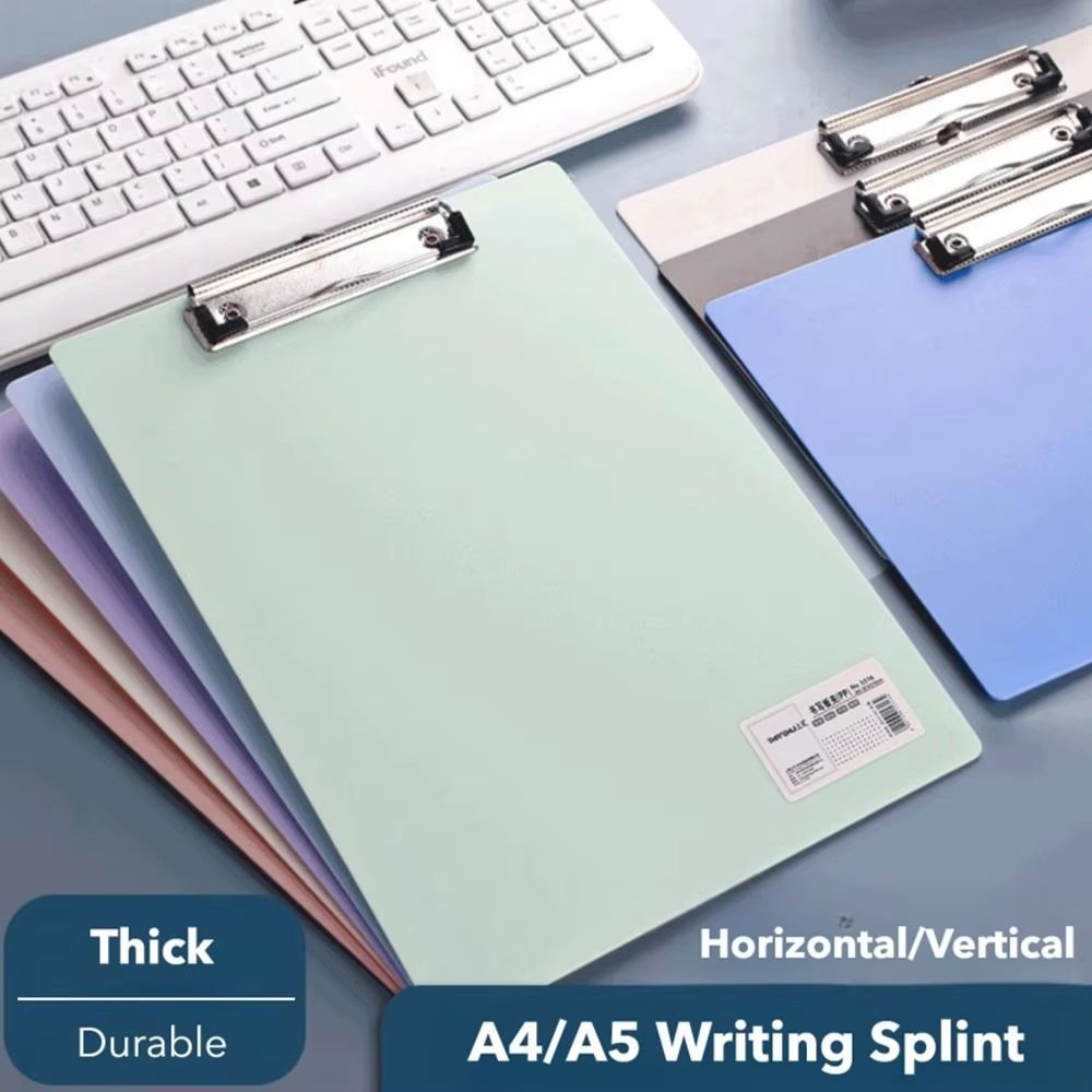 High Quality A4 A5 Writing Clipboard With Hanging Hole And Organizer Pad a5 blue Vertical