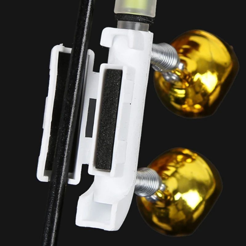 Waterproof Clip On LED Fishing Rod Light For Night Fishing, Bite Indicator Rod Tip Light a Yellow