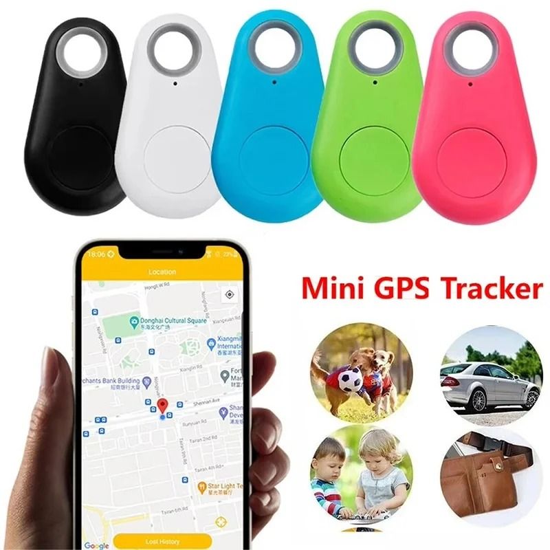 Mini GPS Smart Anti Loss Device Bidirectional Bluetooth Tracker & Keychain Locator For Keys & Phones 5 Pcs Mixed