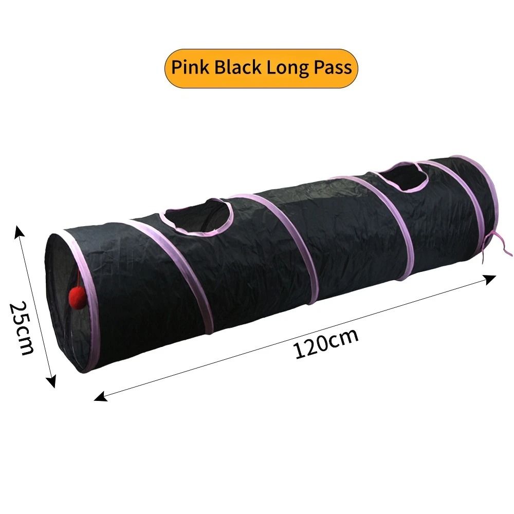 Foldable Cat Play Tunnel Breathable Indoor Cat Toy Tube t Tunnels