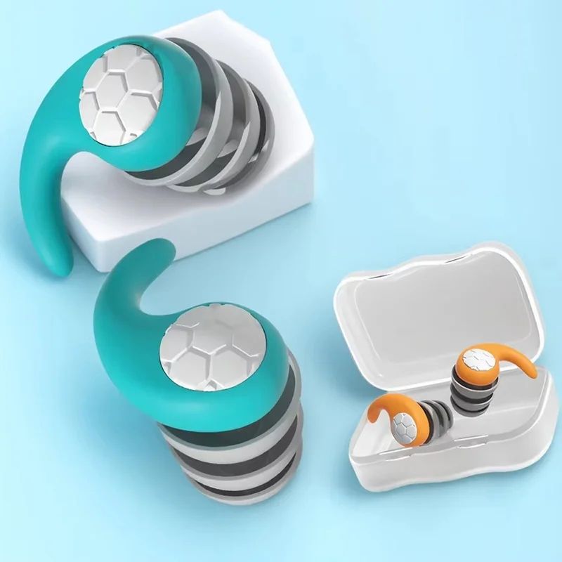 SoftSeal Silicone Ear Plugs For Sleeping & Swimming Reusable Waterproof Comfort Fit (1 Pair) pink