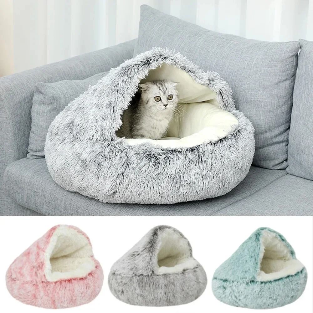 Plush Hooded Anti Anxiety Pet Sanctuary 10 m