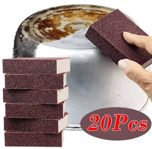 Magic Carborundum Sponge Eraser Rust And Scale Removing Cleaning Pads 1 To 8 Pcs 5 Pcs