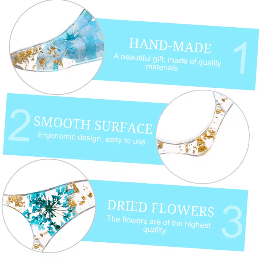 Dried Flower Book Page Holder Thumb Support Reading Aid Bookmark For School And Office small Daisy