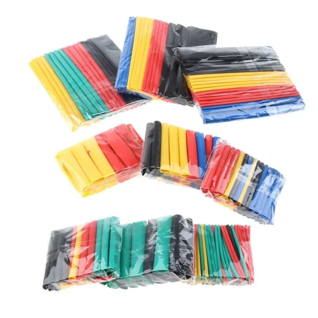 Heat Shrink Tube Kit For Electrical Wire Insulation And Cable Protection black | 650 Pcs | Box