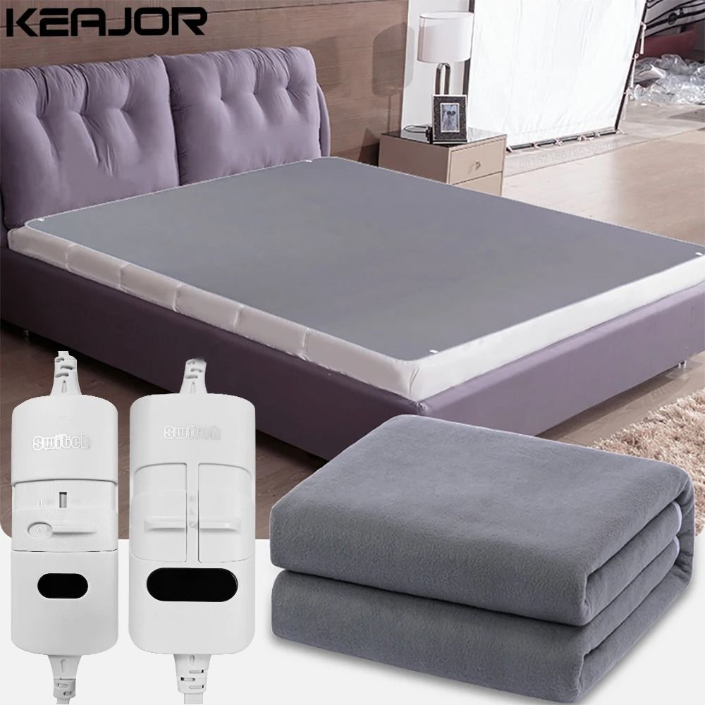 Electric Heating Blanket With Thermostat Thick Heated Blanket For Bed And Room Comfort lattice 120x150 Cm
